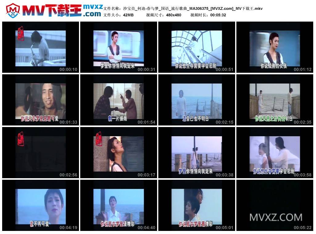 沙宝亮_何迪-春与梦_国语_流行歌曲_MA306375